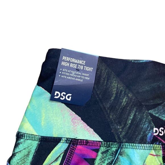 DSG High Rise Core Performance 7/8 Tight Vivid Tropics Leggings, Size XS, NWT - Picture 4 of 10